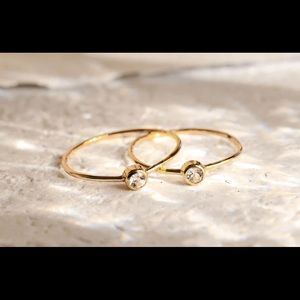 Linjer Anya Ring Solid Gold Diamond Size 6